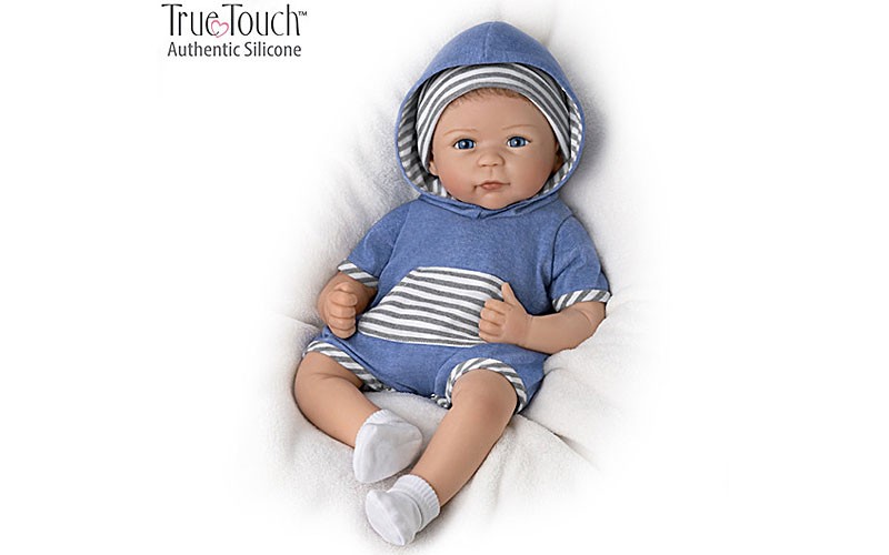 Linda Murray Caleb Lifelike Silicone Baby Boy Doll