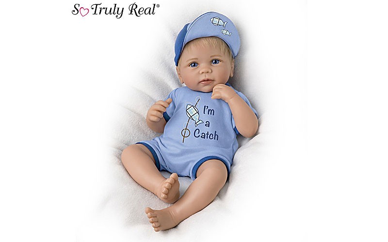 Linda Murray I'm A Catch Lifelike Baby Boy Doll