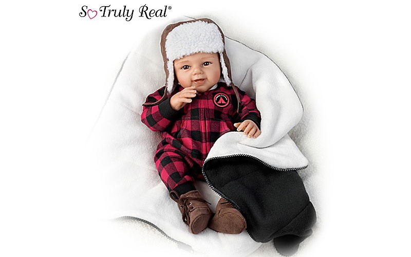 Sherry Rawn Happy Camper Baby Doll With Custom Sleeping Bag