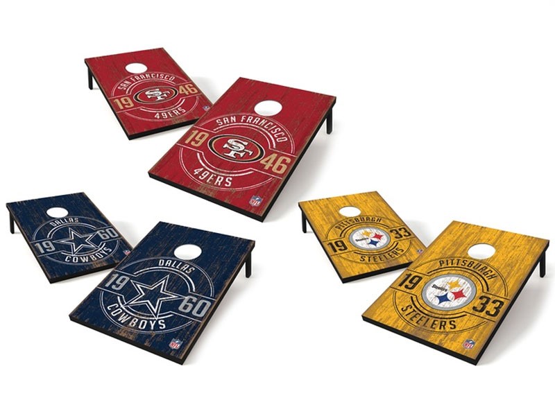 Wild Sports Distressed Established Team Logo 2' x 3' Cornhole Tailgate Toss