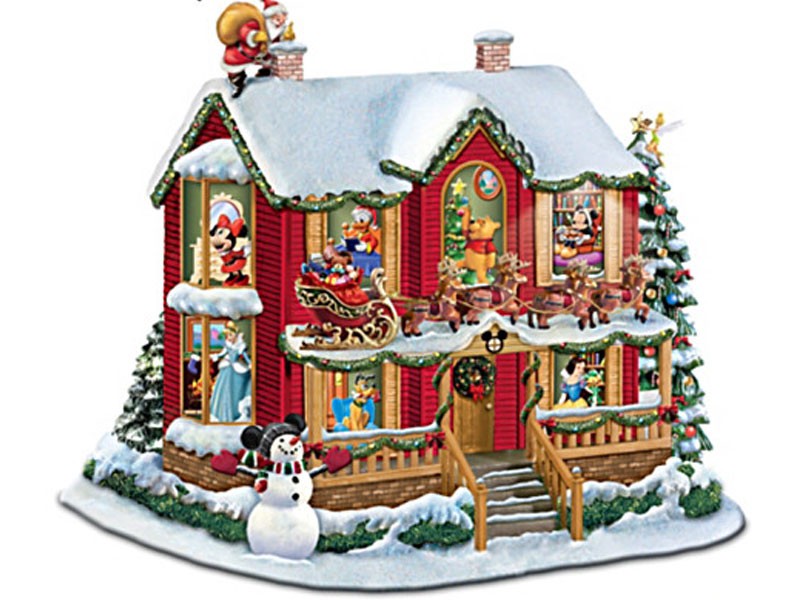 Disneys Night Before Christmas Illuminating Story House