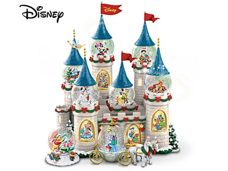 Disney Christmas Snowglobes With Lights And Music