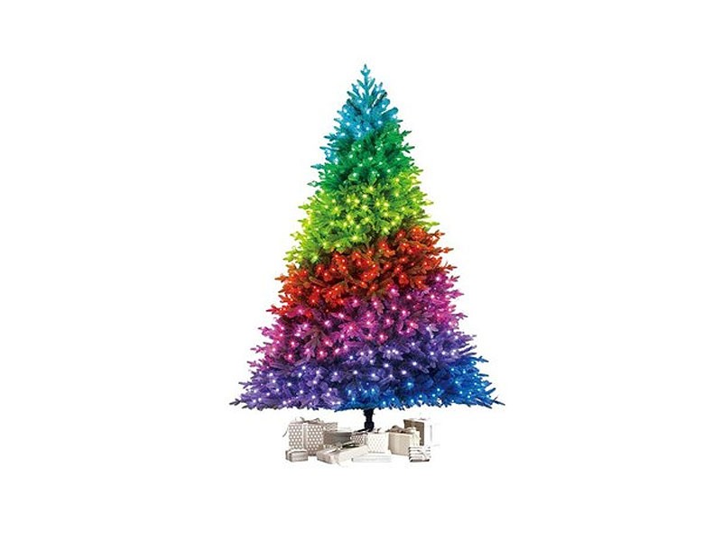 Twinkly Artificial Christmas Tree with 435 Twinkling Color Changing LED Lights