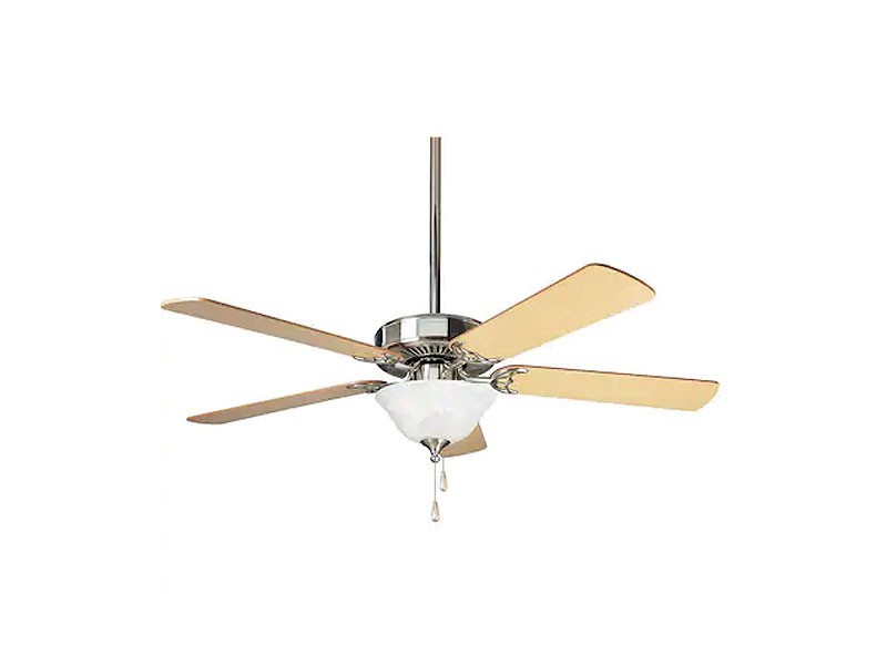 Progress Lighting AirPro Builder Brushed Nickel Indoor Ceiling Fan