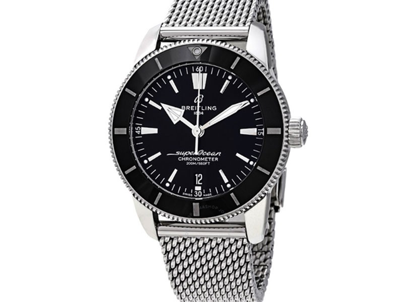 Superocean Heritage II Automatic Chronometer Black Dial Men's Watch