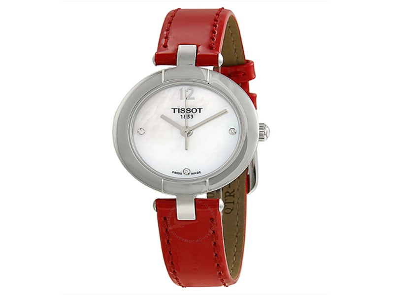 T-Trend Pinky Mother of Pearl Dial Diamond Ladies Watch T0842101611600