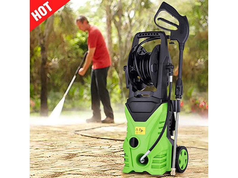 Powerful Electric Pressure Washer With Shaft 5 Quick Connect Spray Tips