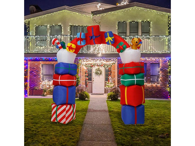 Kinbor Christmas Inflatable Yard Decoration Outdoor Arch