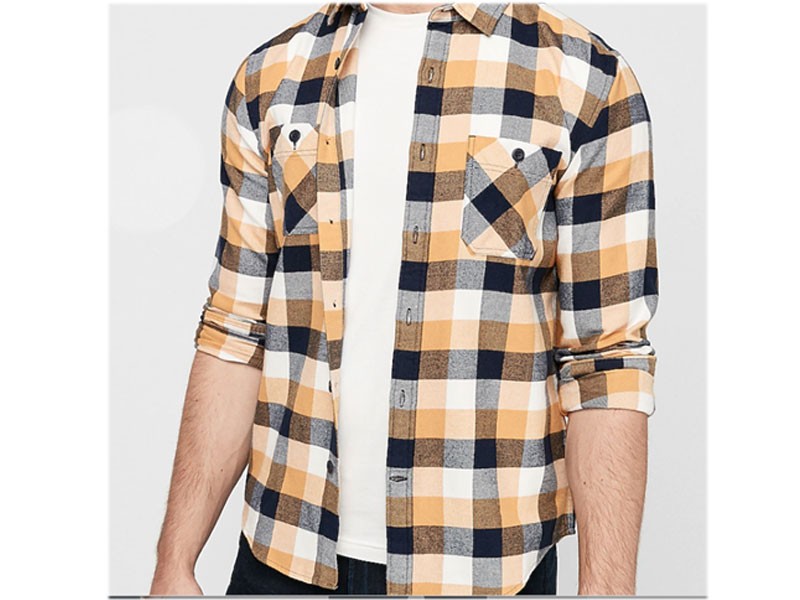 Slim Flannel Shirt