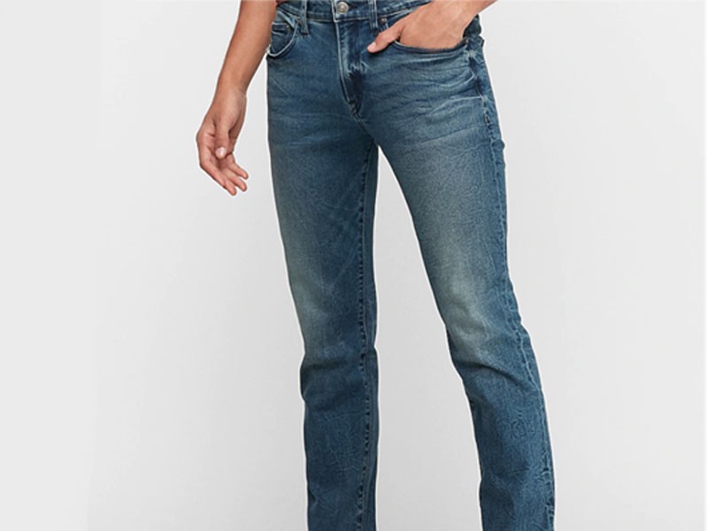Slim Straight Medium Wash Hyper Stretch Jeans