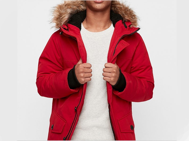 Sherpa Lined Removable Faux Fur Hood Parka