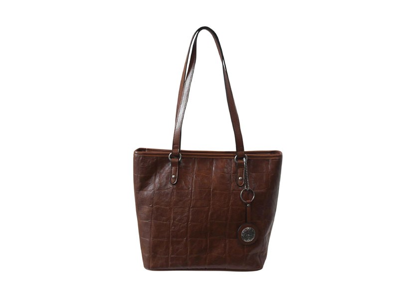 Bueno Heritage Faux Croc Tote Bag