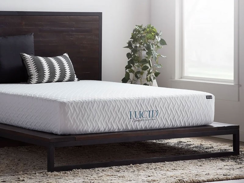 Lucid 10-Inch SureCool Gel Memory Foam Mattress