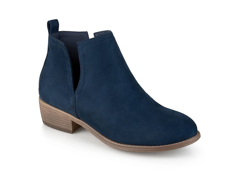 Journee Collection Women's 'Rimi' Round Toe Faux Suede Boots