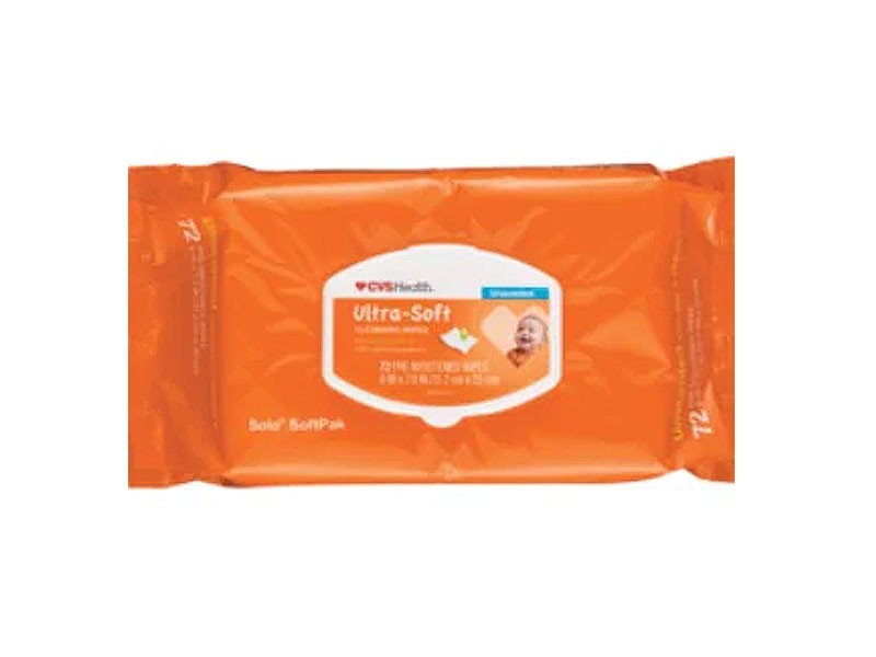CVS Health Ultra Soft Cleansing Wipes Solo SoftPak