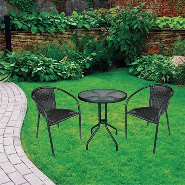 Doral Designs - Bistro Wicker 3 Piece Patio Group