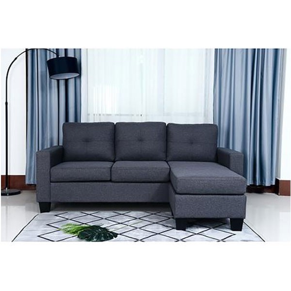 Montecatini - Linen Upholstered Reversible Sofa Chaise