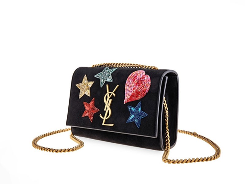 Saint Laurent Ladies Mosl Sm Chn W/Tsl Star