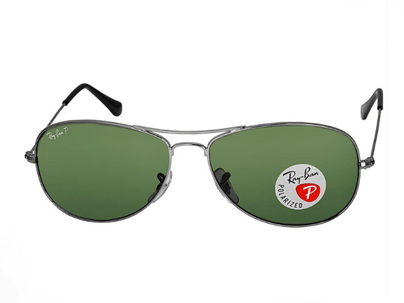 Cockpit Gunmetal Green Polarized 59mm Sunglasses