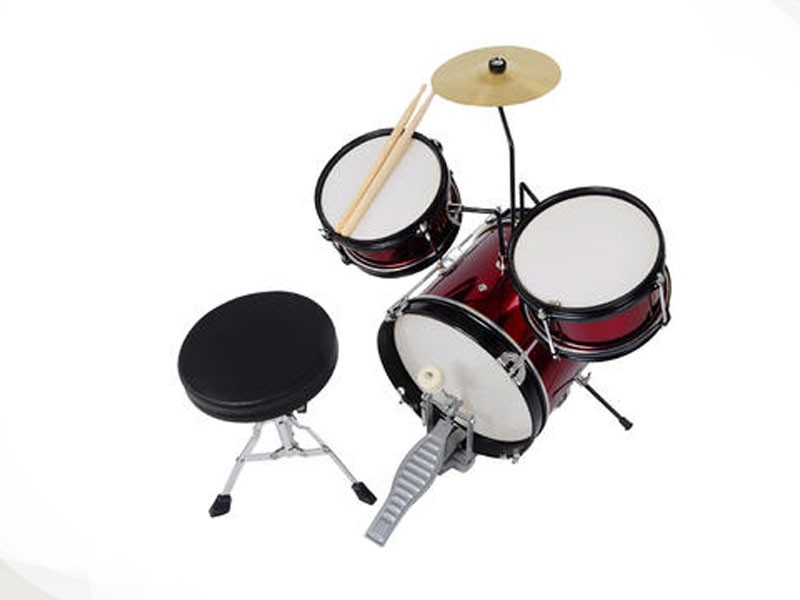 AplusBuy Junior Drum Set Sticks Throne Cymbal Bass Snare Kids Child Boy Girls