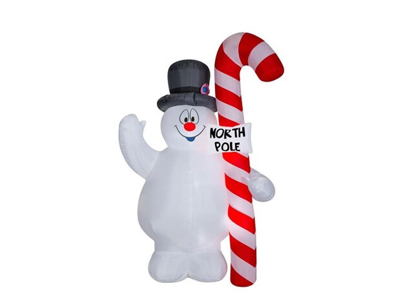 Warner Brothers Lighted Snowman Christmas Inflatable