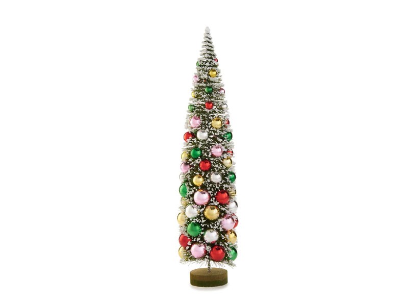 GERSON INTERNATIONAL Ornament Bottle Brush Christmas Tree