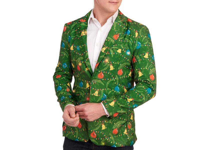SUITMEISTER Christmas Light Up Two Button Sport Coat