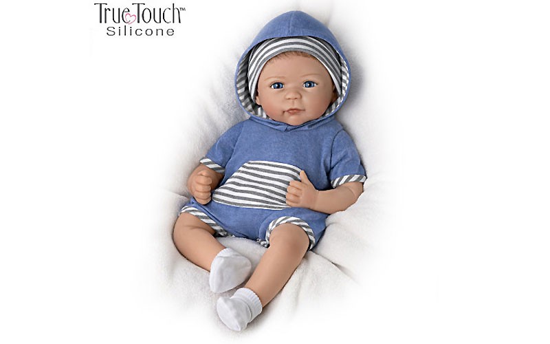 Linda Murray Caleb Lifelike Silicone Baby Boy Doll