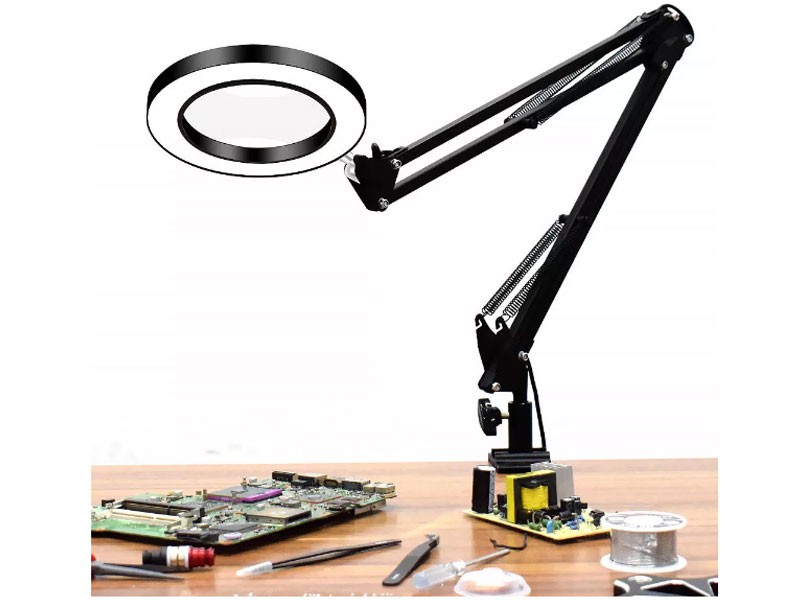 Magnifier Lamp Loupe Reading Rework Flexible Desk Magnifier