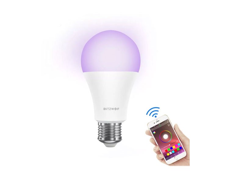 BlitzWolf® BW-LT21 RGBWW 10W E27 APP Smart LED Light Bulb