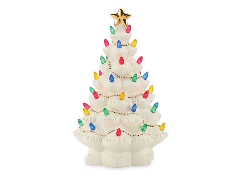 Treasured Traditions™ Ivory Lighted Tree Figurine