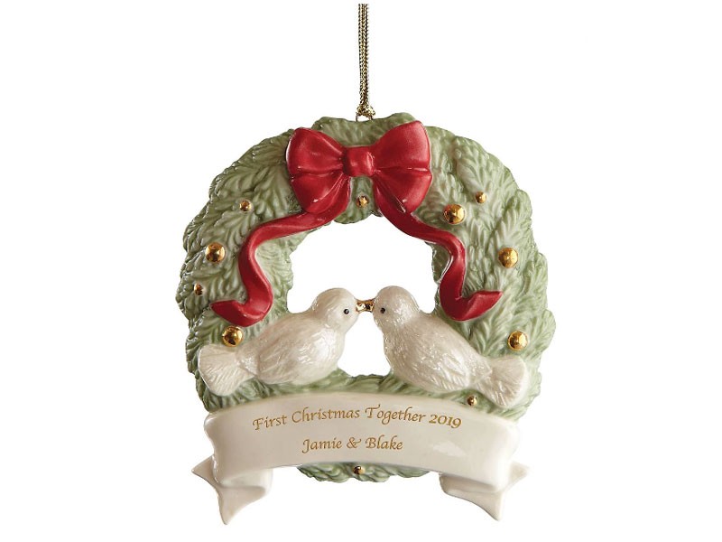 Christmas Together Wreath Ornament