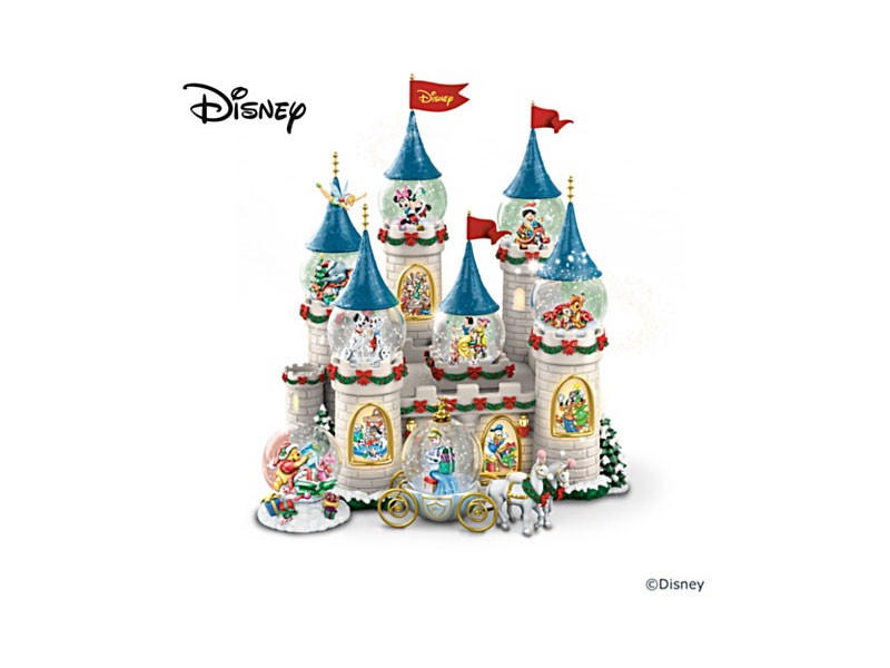 Disney Christmas Snowglobes With Lights And Music