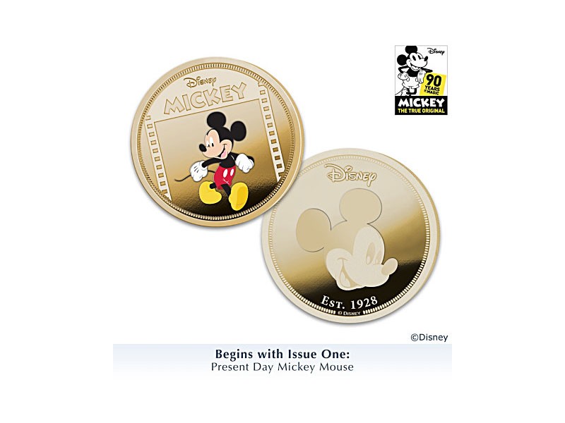 Disney Mickey Mouse Proof Collection With Display