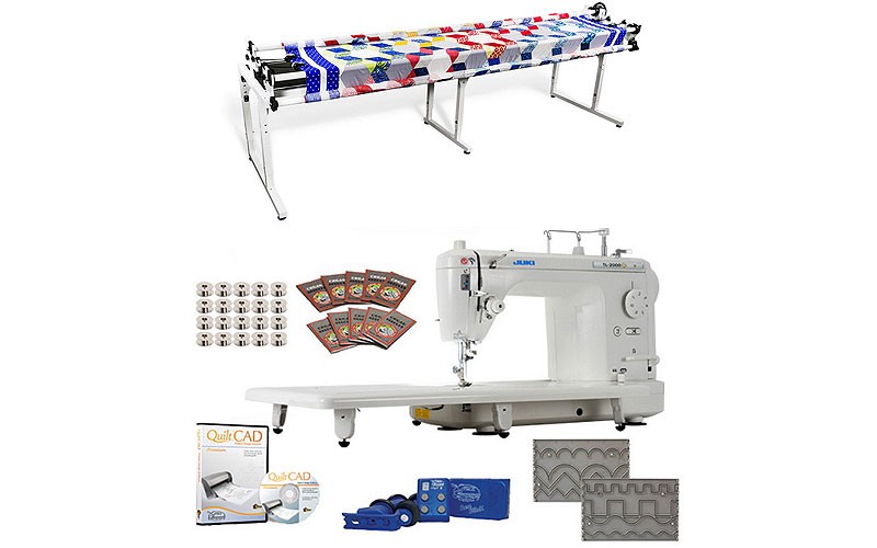 Juki TL-2000Qi Long Arm, Grace Continuum 8ft Quilting Frame, Stitch Regulator