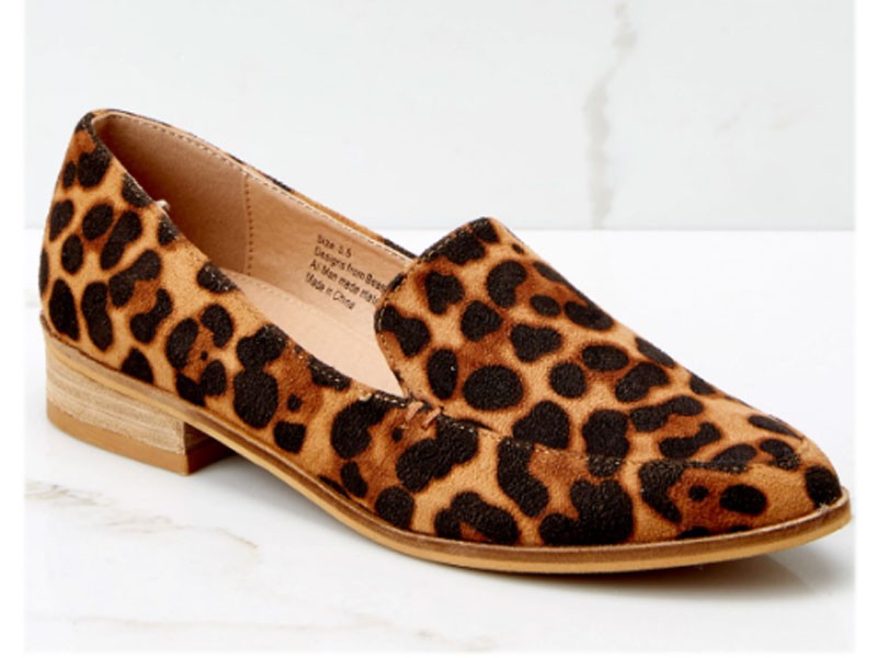 Clued In Leopard Print Loafers