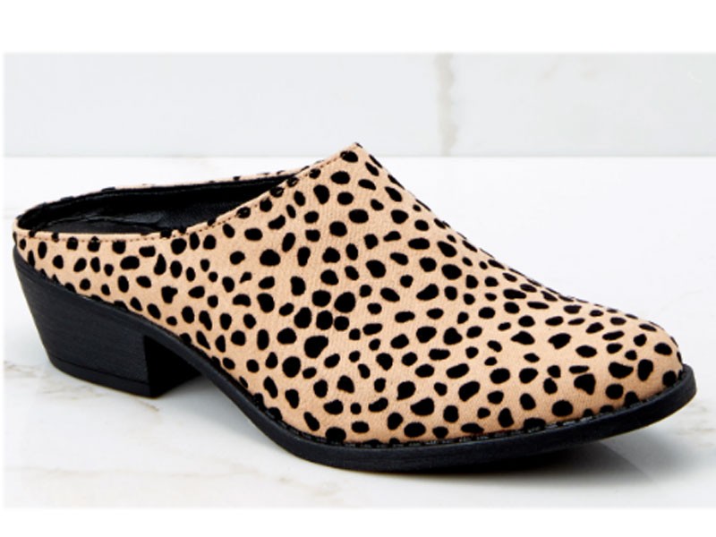 Sneak Out Cheetah Print Mules