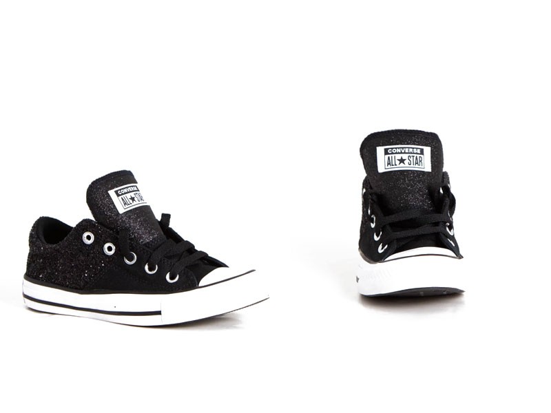 Converse Chuck Taylor All Star Shoes Madison OX for Women in Black Shimmer