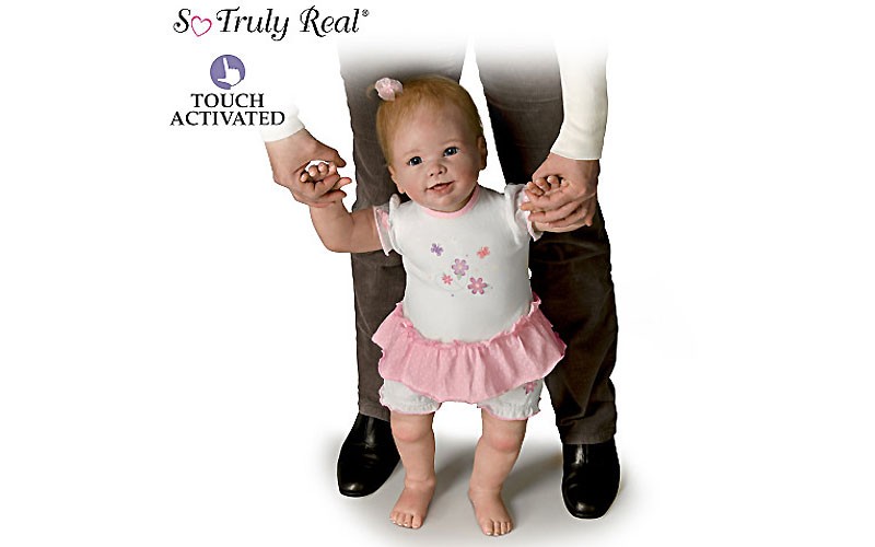 Isabella's First Steps Interactive Walking Baby Doll