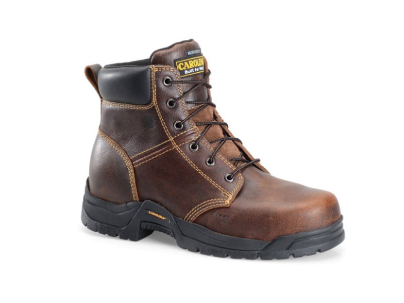 Men's 6 Inch Waterproof Broad Steel Toe Work Boot