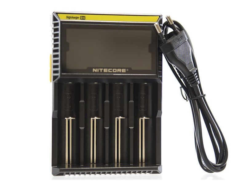 EUROPEAN ADAPTER Digicharger D4 Battery Charger by Nitecore
