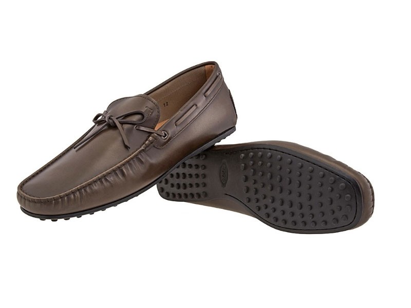 Men's Dark Tobacco Nubuck Moccasins