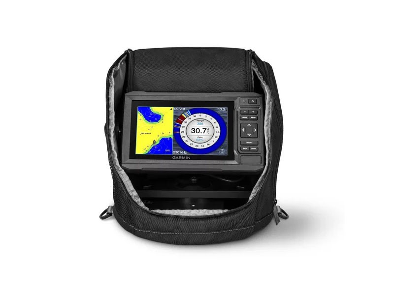 Garmin ECHOMAP Plus 63cv Ice Fishing Bundle