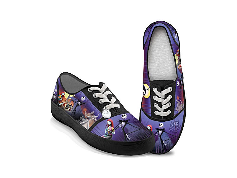 The Nightmare Before Christmas Canvas Art Sneakers