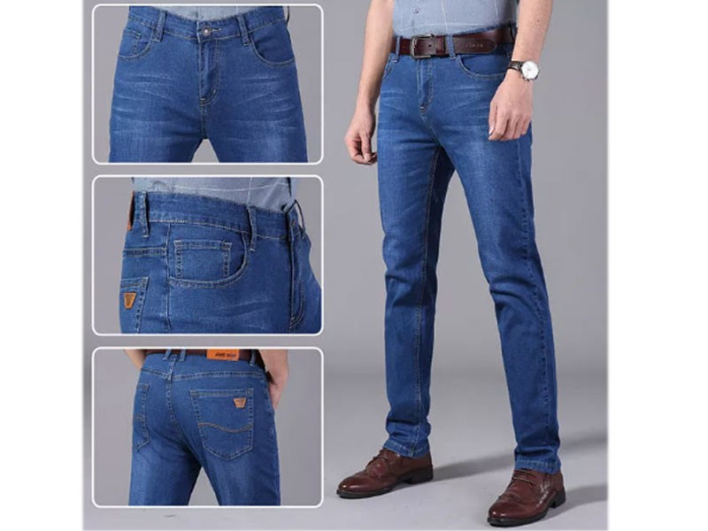 Men's Straight Slim Men's Thin Section Casual Men's Pants Men's Jeans Trouser
