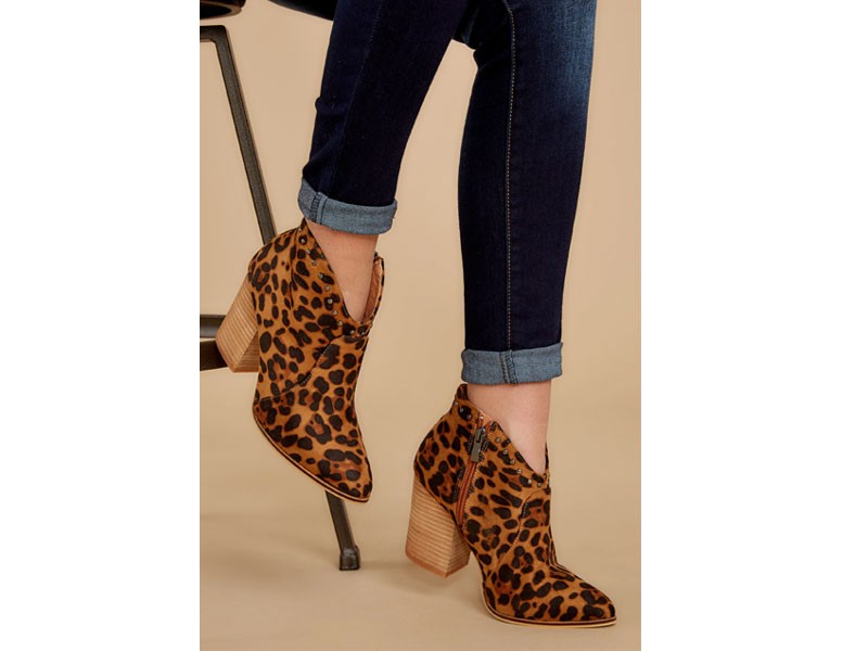 Wander Through Aspens Leopard Print Booties