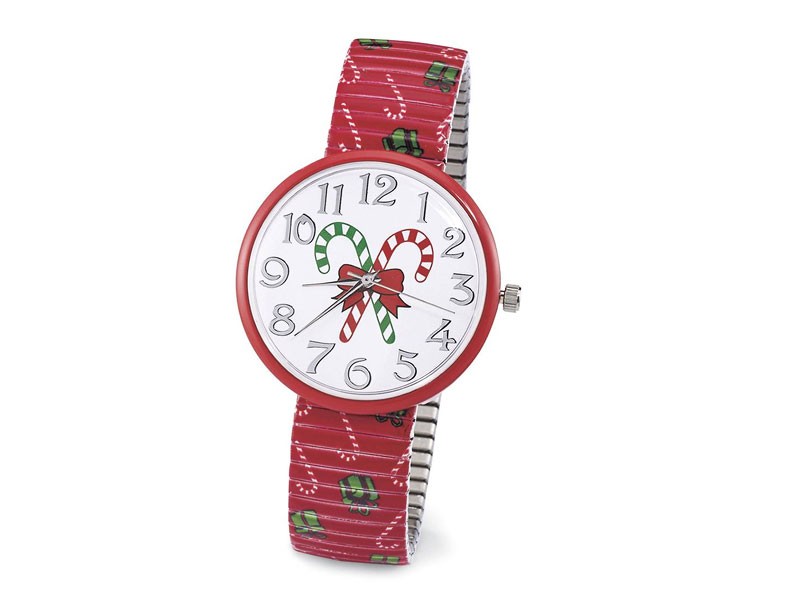 Candy Cane Stretch Watch