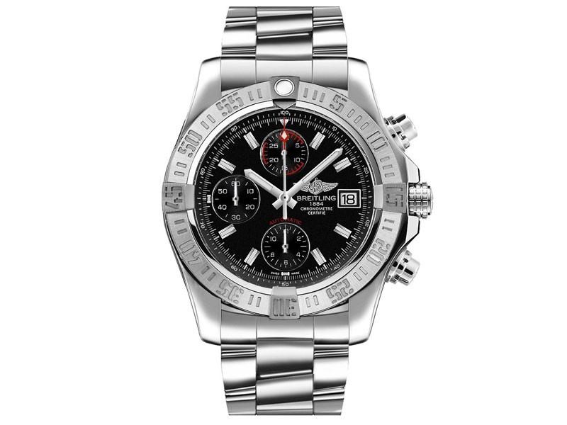 Breitling Avenger II Black Dial Men's Watch