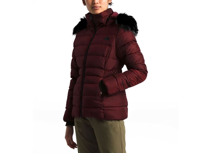 The North Face Gotham Jacket II for Women in Deep Garnet Red