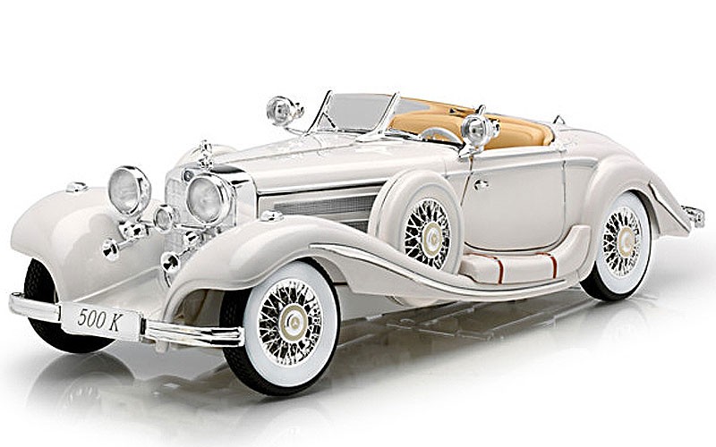 1:18-Scale Mercedes-Benz 500K Special Roadster Diecast Car